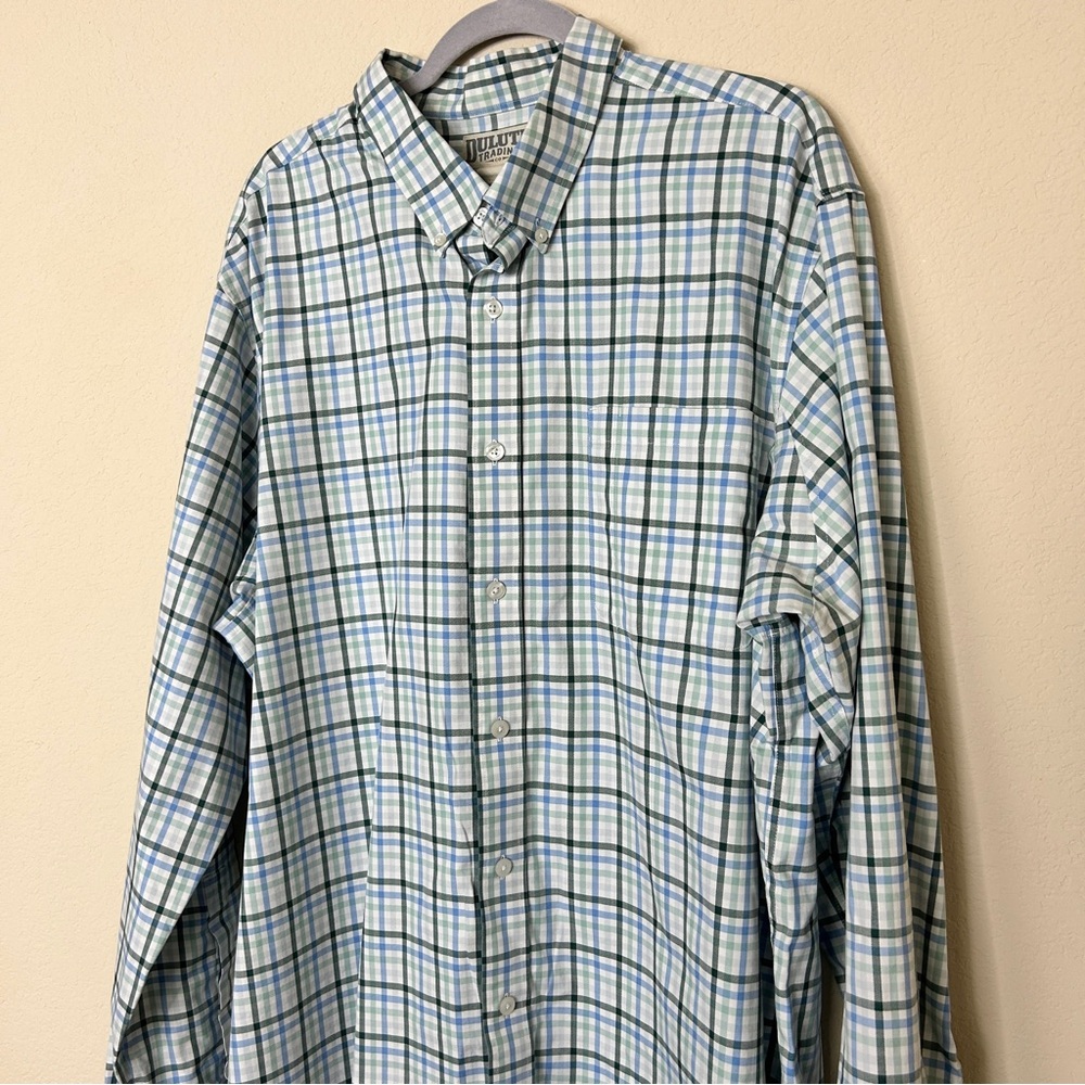 Duluth Trading long sleeve plaid button down size 2XL/Tall - Picture 2 of 7